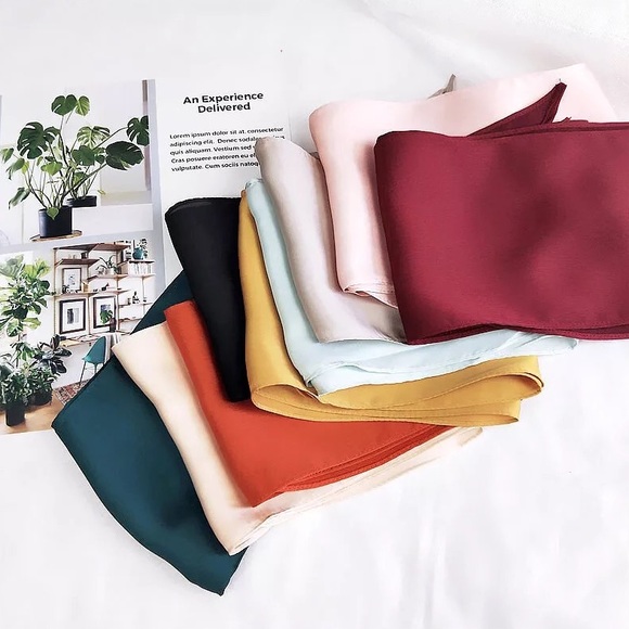 Spring 2020 | Silk Hair Scarf Neck Scarf Bag Tie - Picture 5 of 8